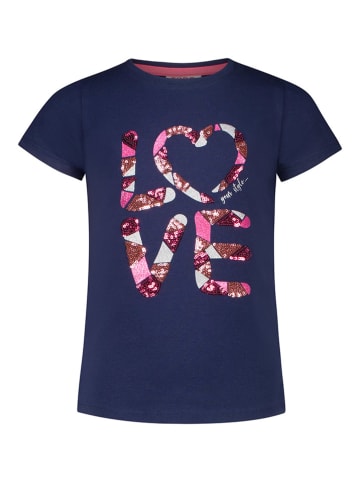 Topo Shirt "Love" donkerblauw