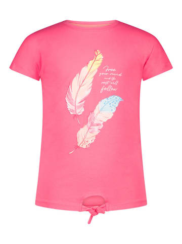 Topo Shirt "Feather" in Pink