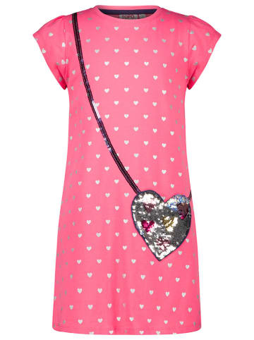 Topo Sukienka "Heart pocket" w kolorze różowym