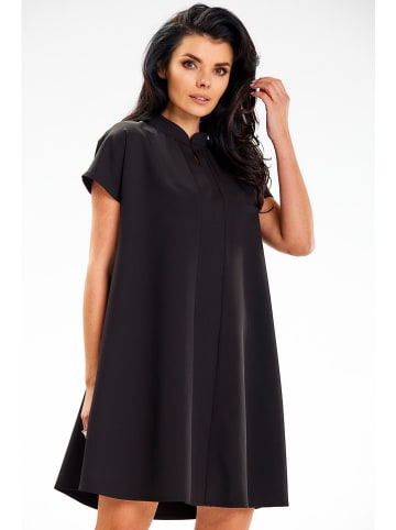 Awama Kleid in Schwarz
