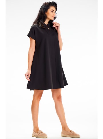 Awama Kleid in Schwarz