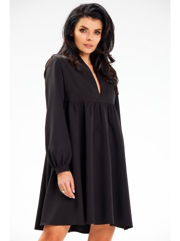 Awama Kleid in Schwarz