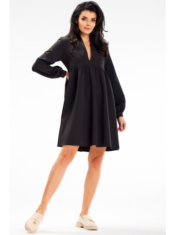 Awama Kleid in Schwarz