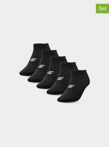4F 5-delige set: sokken zwart