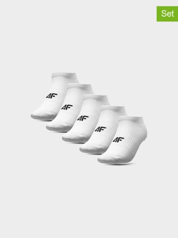 4F 5-delige set: sokken wit