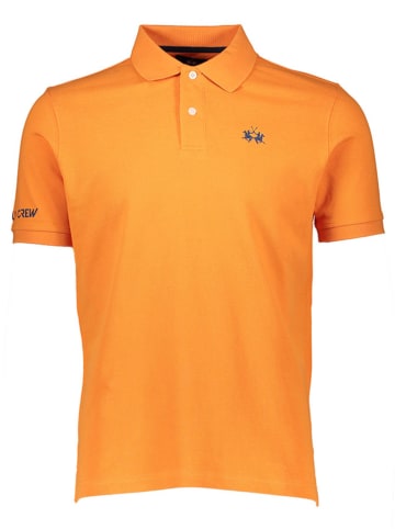 La Martina Poloshirt in Orange