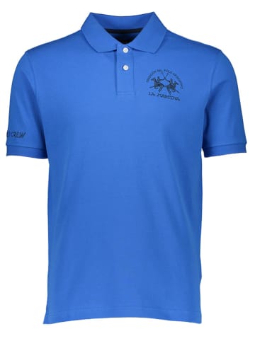 La Martina Koszulka polo w kolorze niebieskim