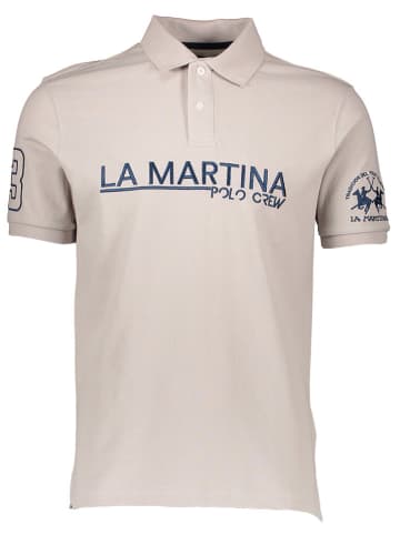 La Martina Koszulka polo w kolorze beżowym