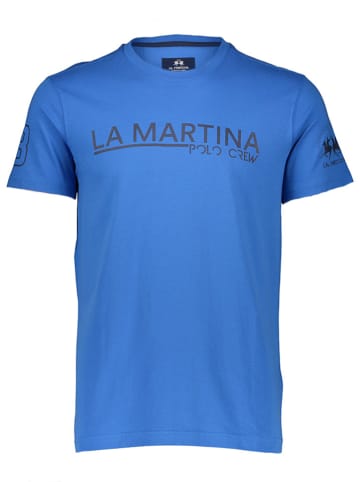 La Martina Koszulka w kolorze niebieskim