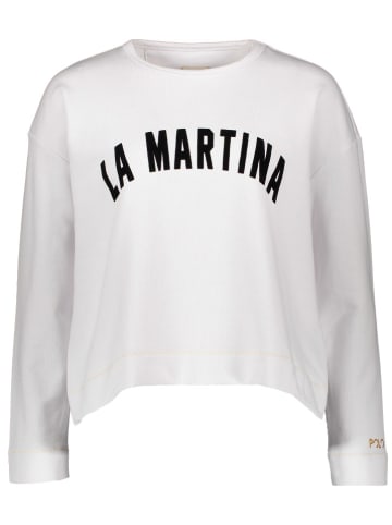 La Martina Bluza w kolorze białym