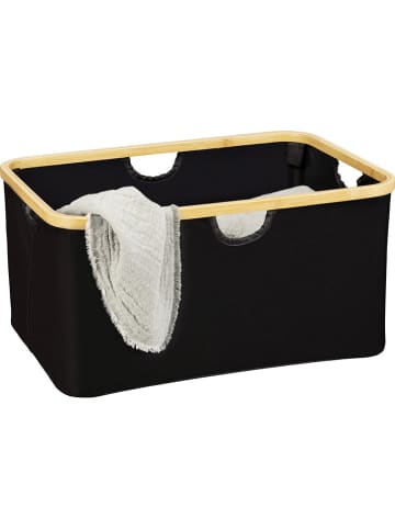 Wenko Wasmand "Ecori" zwart - (B)54 x (H)26 x (D)36 cm