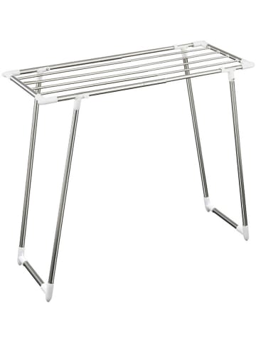 Wenko Wäschetrockner "Maximex" in Silber - (B)79 x (H)94 x (T)39 cm