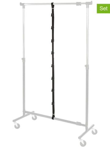 Wenko 2-delige set: tassenorganizer "Maximex" zwart - (L)200 cm