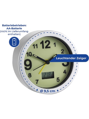 Wenko Wecker in Weiß - Ø 9,5 cm