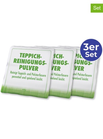 Wenko 3er-Set: Teppichreinigungspulver - 3x 420 g