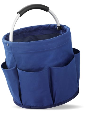 Wenko Koszyk ogrodowy "Maximex" w kolorze granatowym - 26,5 x Ø 28 cm