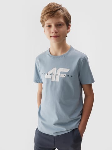 4F Shirt in Hellblau