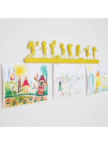 Woody Kids Magneetbord geel - (B)72 cm