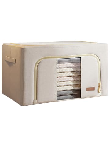 Joybos 2-delige set: kledingboxen beige - (B)40 x (H)20 x (D)30 cm
