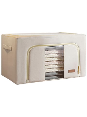 Joybos 2-delige set: kledingboxen beige - (B)60 x (H)40 x (D)42 cm