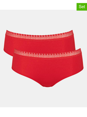 Sloggi 2er-Set: Pantys in Rot