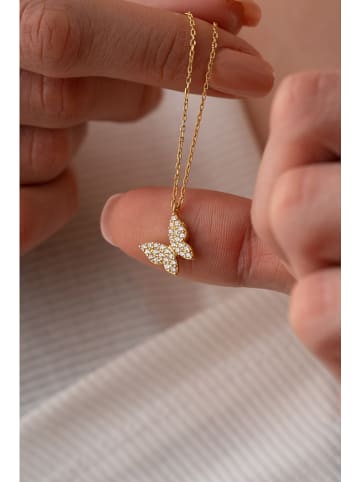 Lodie Silver Silber-Halskette mit Edelsteinen - (L)42 cm