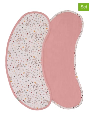 Sterntaler® 2er-Set: Spucktücher "Hase" in Rosa