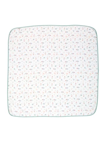 Sterntaler® Musselin-Decke "Igel" in Weiß - (L)120 x (B)120 cm