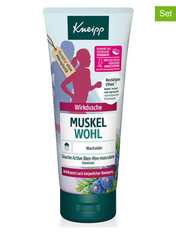 Kneipp 3er-Set: Wirkdusche "Muskel Wohl", je 200 ml