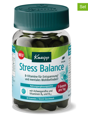 Kneipp 2er-Set: Nahrungsergänzungsmittel "Stress Balance", je 30 Gummies/ 81 g