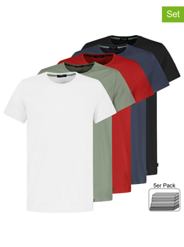 Sublevel 5-delige set: shirts meerkleurig