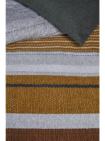 Beddinghouse Flanellen beddengoedset "Arvin" lichtbruin/lichtblauw