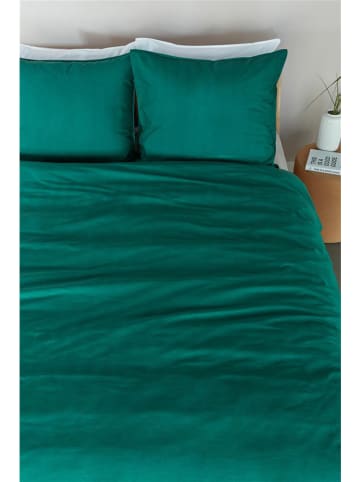 Beddinghouse Renforcé beddengoedset "Care" groen