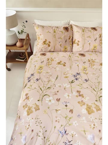 Beddinghouse Renforcé beddengoedset "Flowerlove" lichtroze