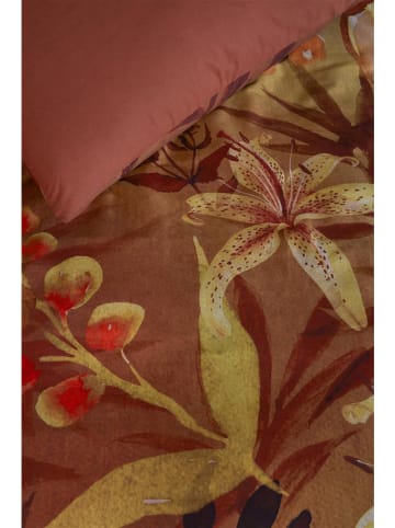 Beddinghouse Renforcé beddengoedset "goudkleurigen Hour" oranje