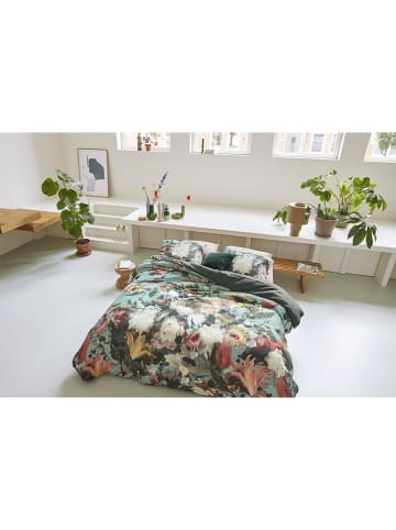Beddinghouse Satijnen beddengoedset "Grandeur" mintgroen/grijs