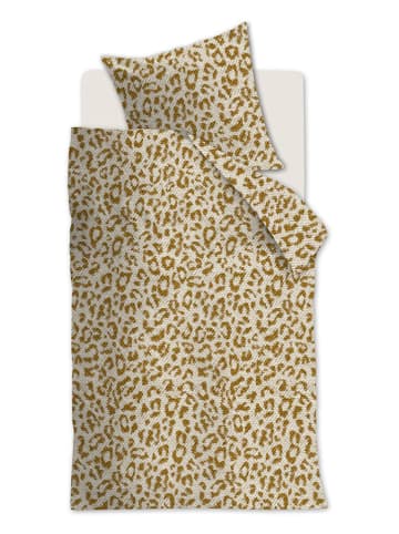 Beddinghouse Flanell-Kissenbezug "Leone" in Beige/ Gelb