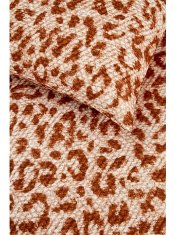 Beddinghouse Flanellen beddengoedset "Leone" beige/oranje