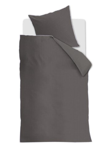 Beddinghouse Satin-Bettwäsche-Set "Richmond" in Grau