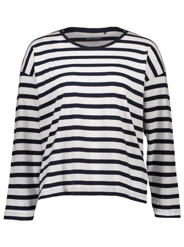 Blue Seven Longsleeve wit/zwart