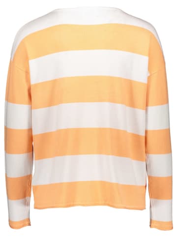Blue Seven Pullover in Orange
