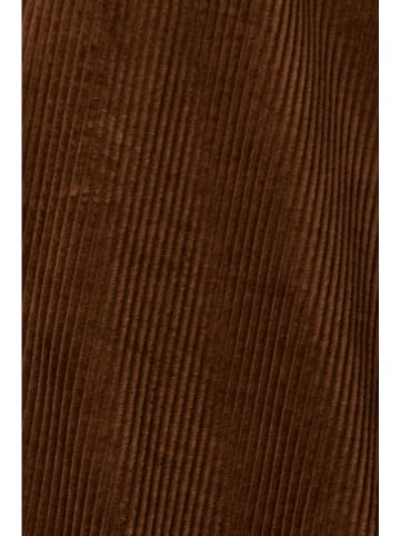 ESPRIT Spodnie sztruksowe w kolorze brązowym