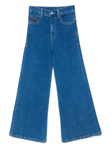 Diesel Kid Dżinsy "1978" - Wide leg - w kolorze niebieskim