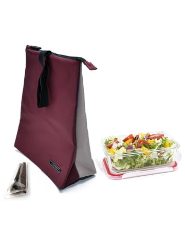 IRIS Barcelona Torba w kolorze czerwonym na przekąski - 30 x 24 x 13 cm