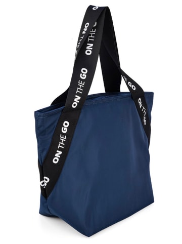 IRIS Isolier-Lunchtasche "On the go" in Dunkelblau - (B)24 x (H)33,5 x (T)14 cm