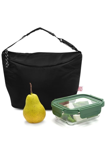 IRIS Isoleerlunchtas "On the go" zwart - (B)29,5 x (H)19 x (D)13,5 cm