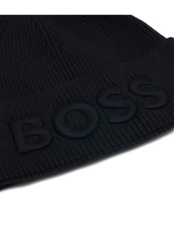 Hugo Boss Czapka beanie w kolorze granatowym