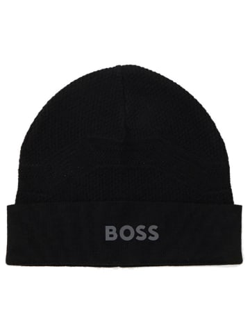 Hugo Boss Czapka beanie w kolorze czarnym