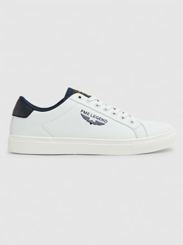 PME Legend Skórzane sneakersy w kolorze białym