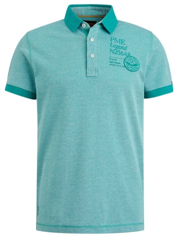 PME Legend Koszulka polo w kolorze turkusowym